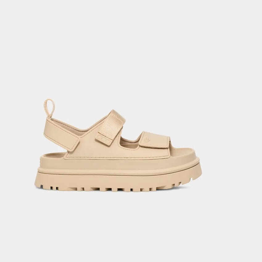 Beżowe Sandały Damskie UGG GoldenGlow Sea Salt